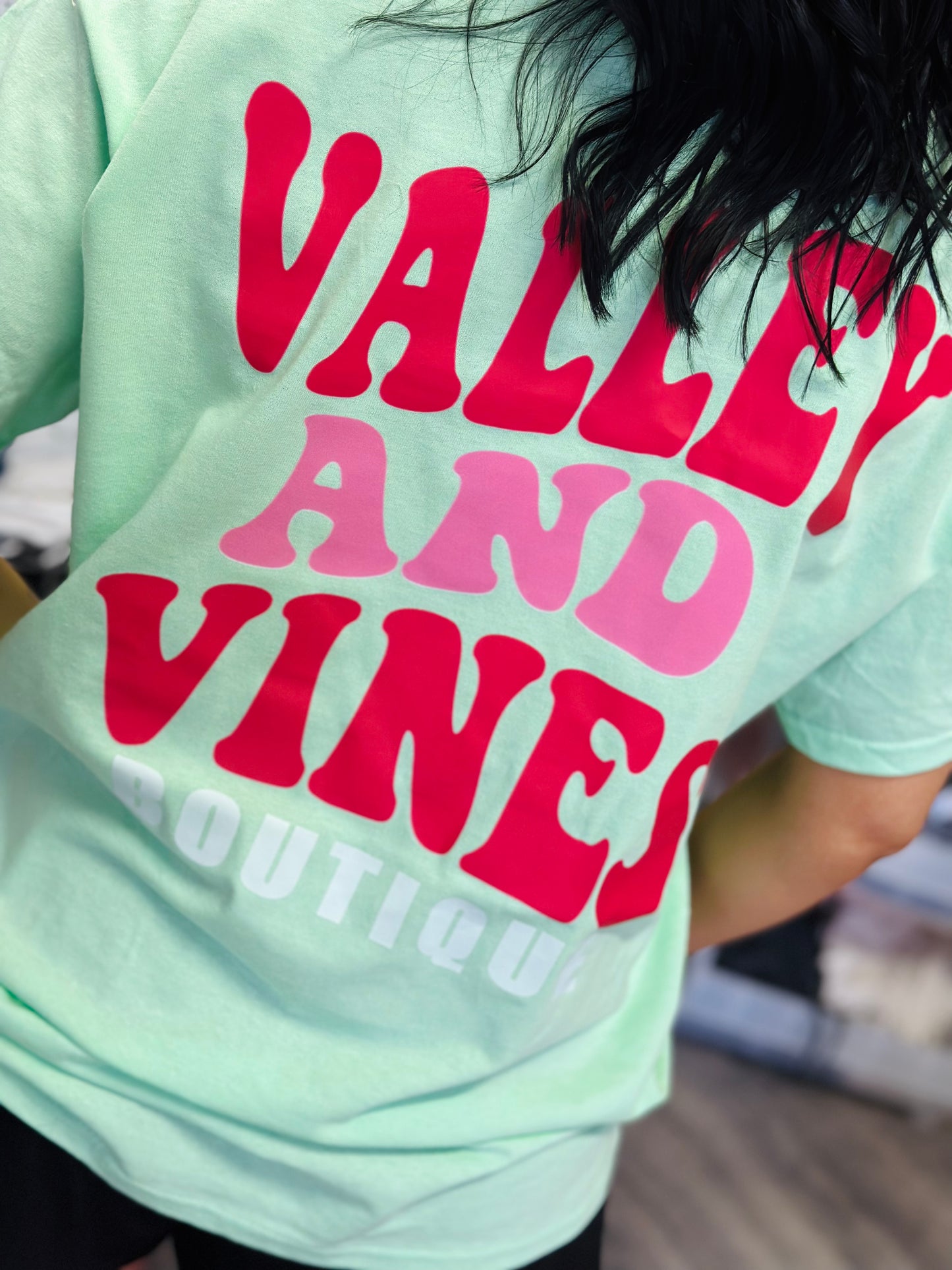 Valley & Vines Mint Tee